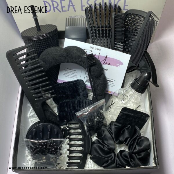 black hair care set