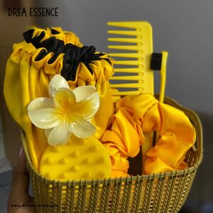 yellow hair care set