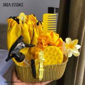 yellow hair care set