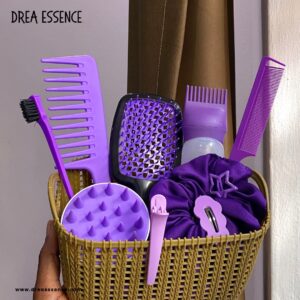Purple hair care set
