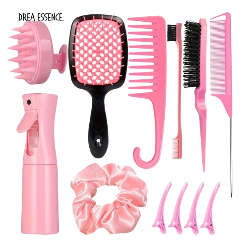 Pink Hair Care Set 1 pink hair care set