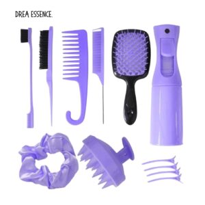 purple hair care set