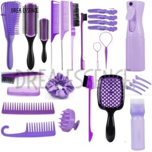 purple hair care set